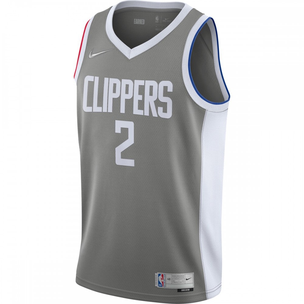 Kawhi Leonard LA Clippers 2020/21 Swingman Player Jersey Gray - Earned Edition-Pro Kit Vault | Brand New 26/27 Sports Jerseys